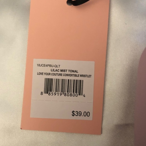 Juicy Couture Lilac Mist Tonal Love Your Couture Convertible Wristlet Purse NWT - Picture 13 of 16